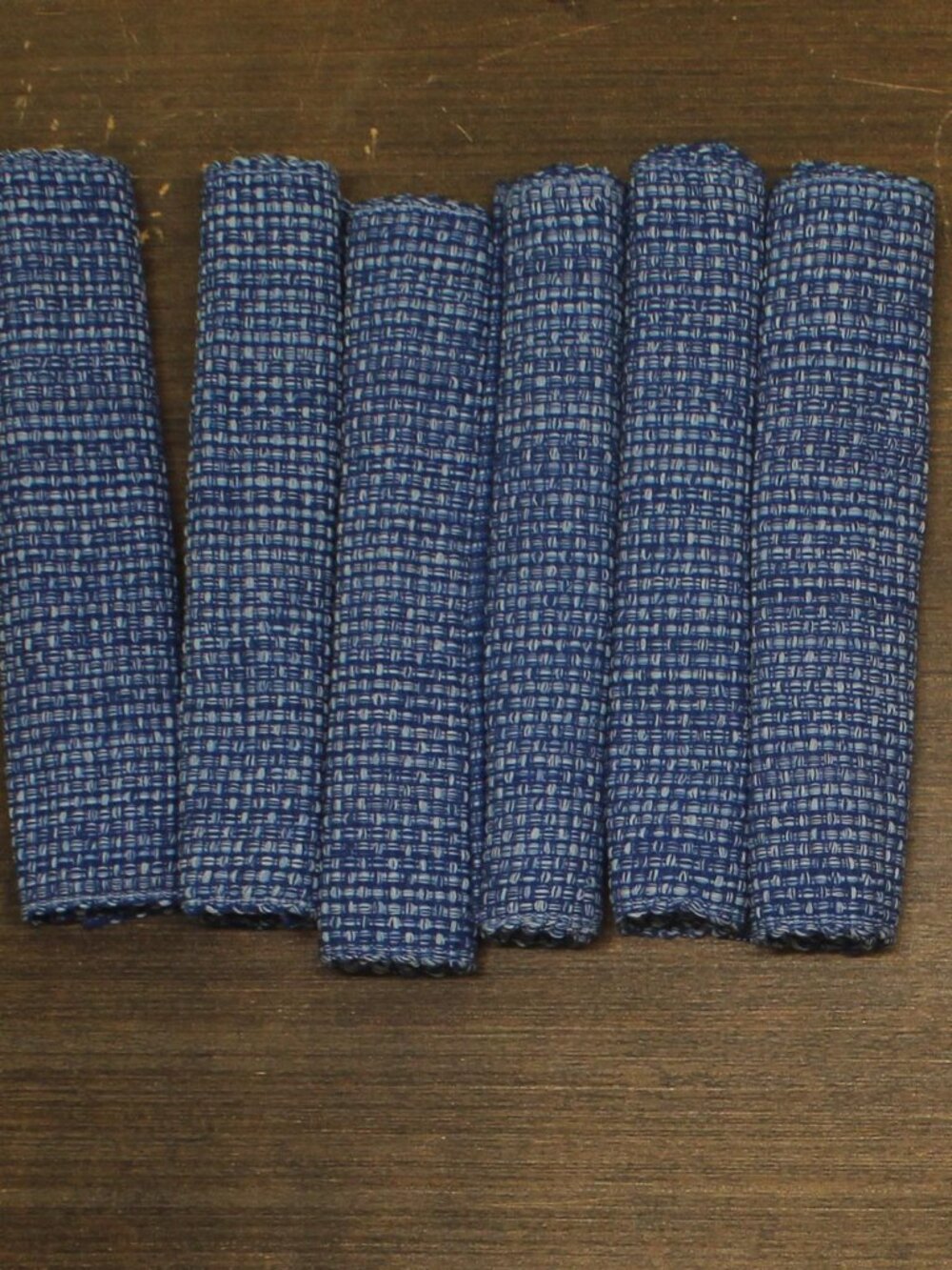 NEW Sweet Home 6-Pack Woven 100% Cotton Placemat Set Blue Multi 13 in. x 19 in.